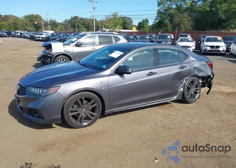 2020 Acura Tlx A-Spec/A-Spec W/Red Leather from USA, damaged, VIN 19UUB1F66LA008200